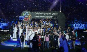 تتويج نادي الهلال بطلاً للدوري السعودي 2022 (masdargulf)