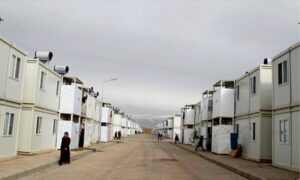 مخيم في ولاية كهرمان مرعش- وكالة الأنباء التركية (أناضول)