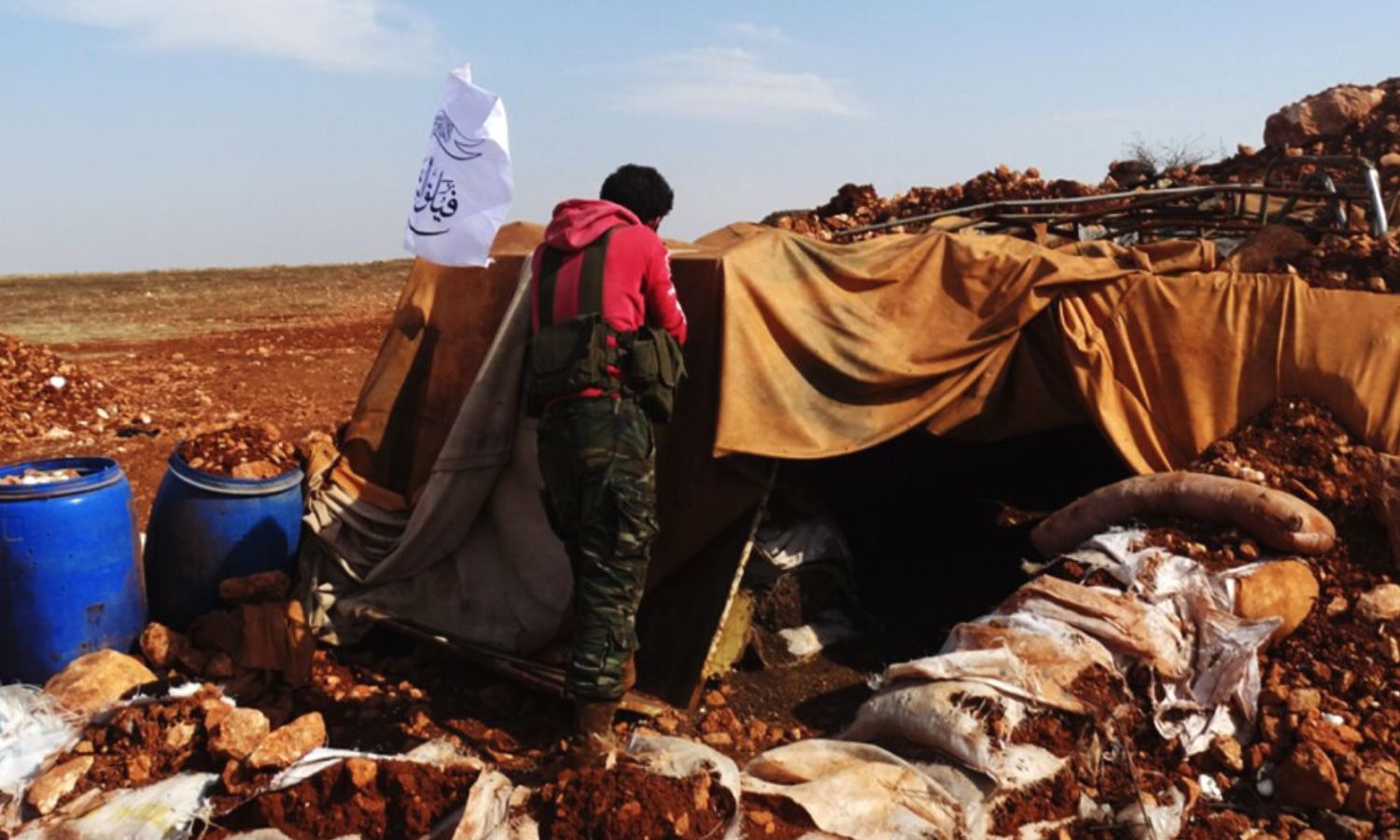 عنصر في "فيلق الشام" على جبهات ريف حلب الجنوبي – 9 تشرين الثاني 2017 (فيلق الشام)