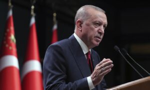 الرئيس التركي رجب طيب أردوغان (AP)
