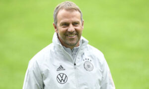 هانز فليك مدرب منتخب المانيا لكرة القدم (AFP)