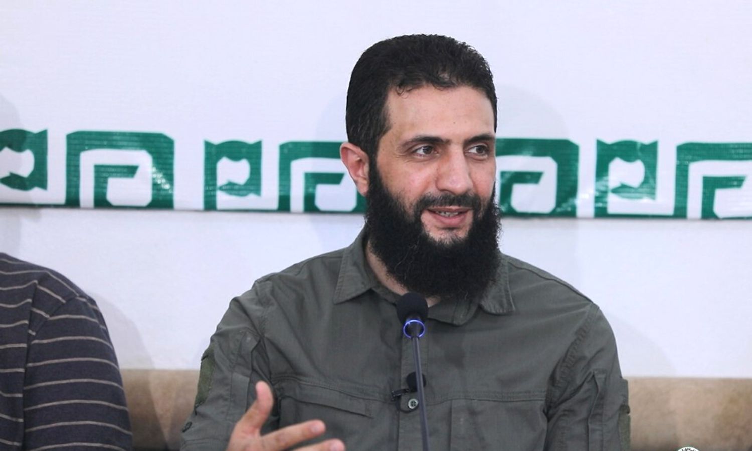 القائد العام لـ"هيئة تحرير الشام"، "أبو محمد الجولاني"- 20 تموز 2022 (إدارة منطقة جسر الشغور)