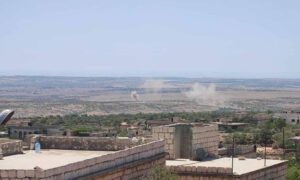 قصف مدفعي مصدره قوات النظام السوري استهدف مناطق نفوذ المُعارضة بريف إدلب الجنوبي- 2 آب 2022 (الدفاع المدني السوري)