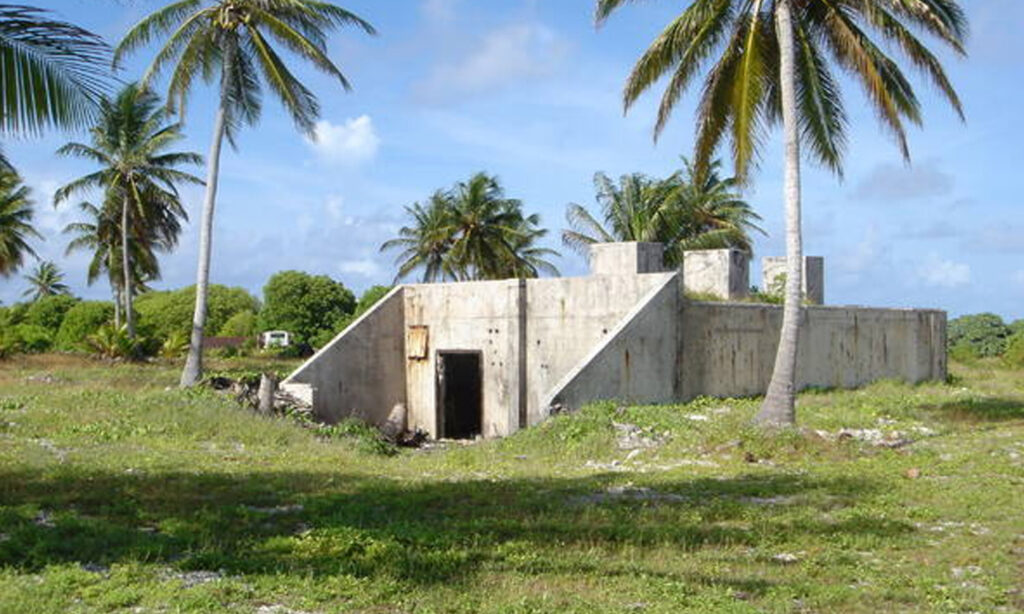 موقع التجارب النووية في جزيرة بيكيني أتول جزر مارشال (اليونسكو)