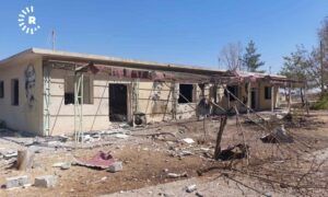 آثار القصف بالصواريخ على مقرات أحزاب كردستانية معارضة في كوردستان العراق 28 أيلول 2022 (رووداو)