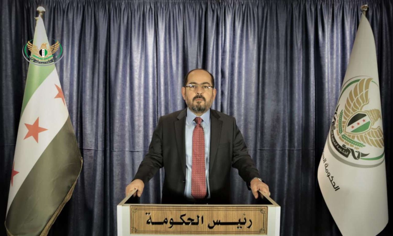 رئيس "الحكومة السورية المؤقتة" عبد الرحمن مصطفى- 27 من تشرين الأول 2022 (الحكومة السورية المؤقتة/ الموقع الرسمي)