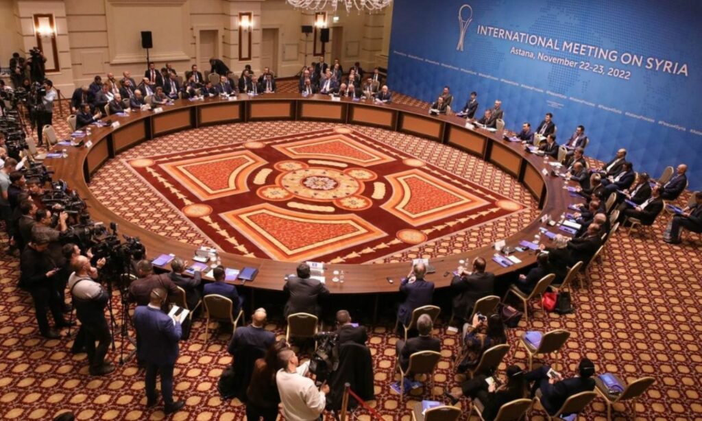 الجولة 19 من "محادثات أستانة" في العاصمة الكازاخية، نور سلطان_ 23 من تشرين الثاني 2022 (الخارجية الكازخية/ تويتر)