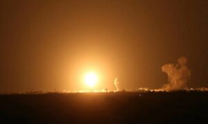 الطائرات الحربية الإسرائيلية تضرب عدة أهداف في سوريا - (الأناضول)
