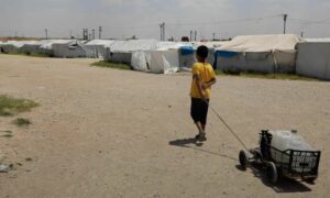 من إحدى مخيمات شمال شرقي سوريا - 2022 (هيومن رايتس ووتش)