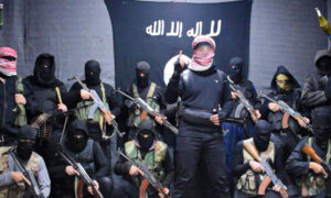 مجموعة من مقاتلي التنظيم في سوريا تعلن مبايعتها لقائد التنظيم الجديد أبو حسين القرشي (ناشر نيوز)
