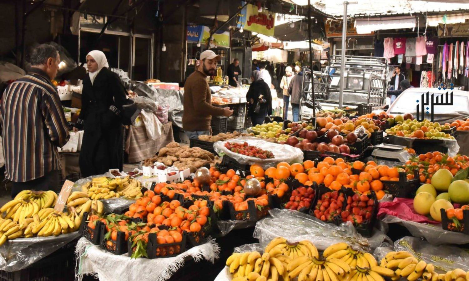 من أسواق "الشيخ محي الدين" في العاصمة دمشق في 16 من كانون الثاني 2023 (تشرين)