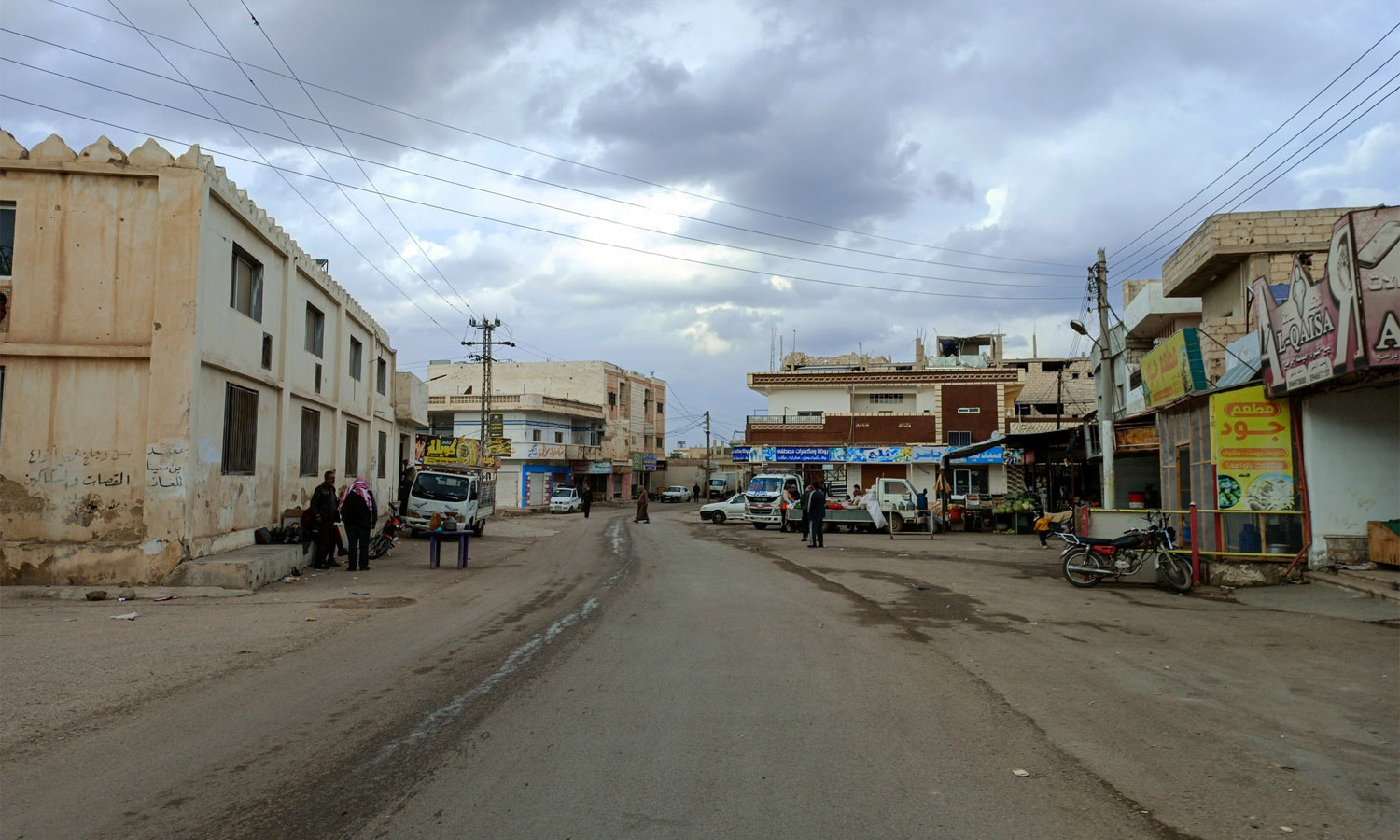أحد شوارع بلدة الجيزة شرقي محافظة درعا- 30 كانون الأول 2022 (درعا 24)