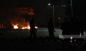 مسيرة غاضبة لفلسطيين في نابلس- 26 شباط 2023 (وفا)