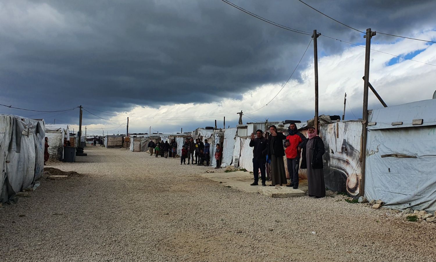 مخيم للاجئين السوريين في لبنان - 30 آذار 2023 (EU in Lebanon/ تويتر)