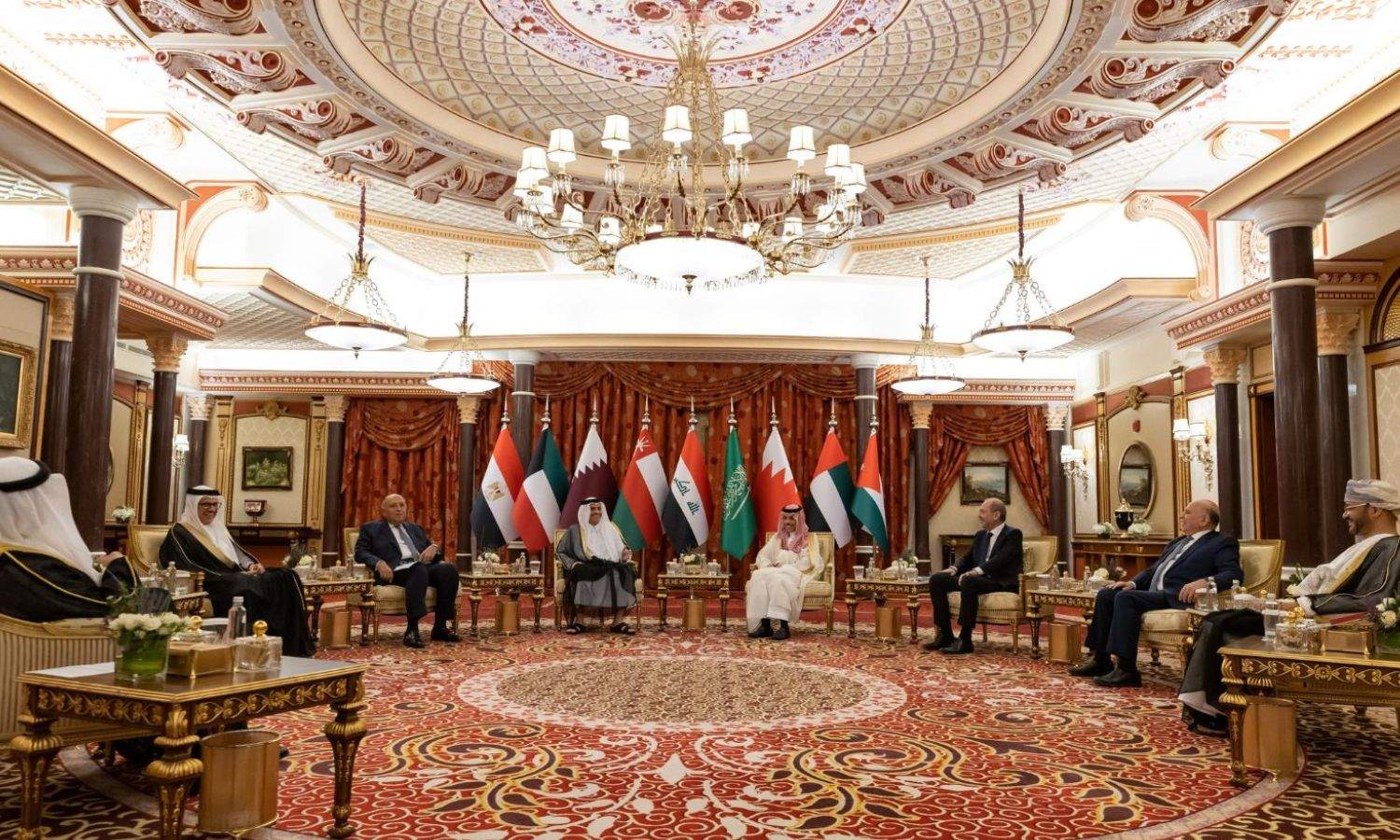 الاجتماع التشاوري لدول مجلس التعاون لدول الخليج العربية والأردن ومصر والعراق- 15 من نيسان 2023 (واس)