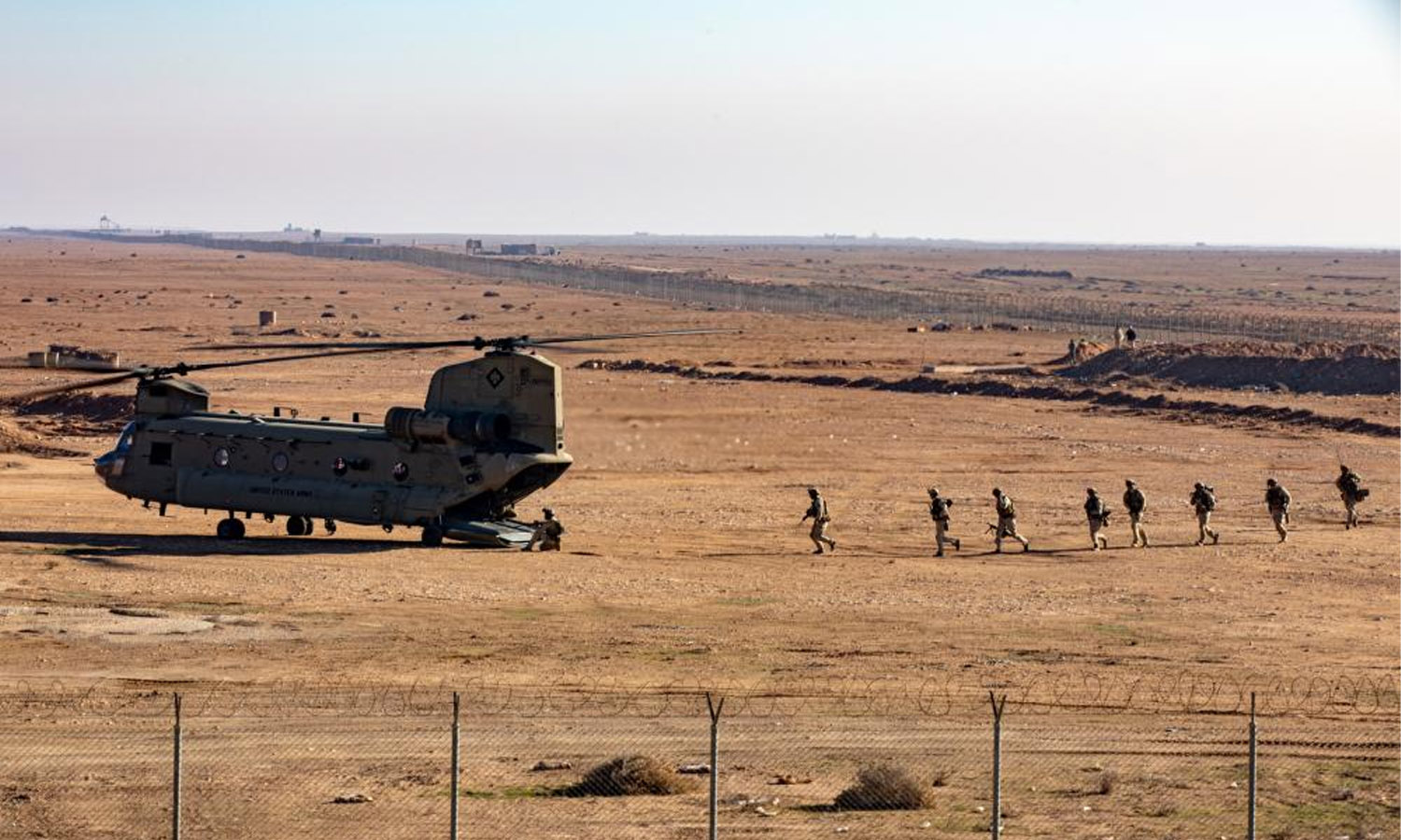 تدريبات عسكرية لوحدات من التحالف الدولي في قاعدة عين الأسد الجوية في العراق- 30 كانون الثاني 2023 (العزم الصلب)
