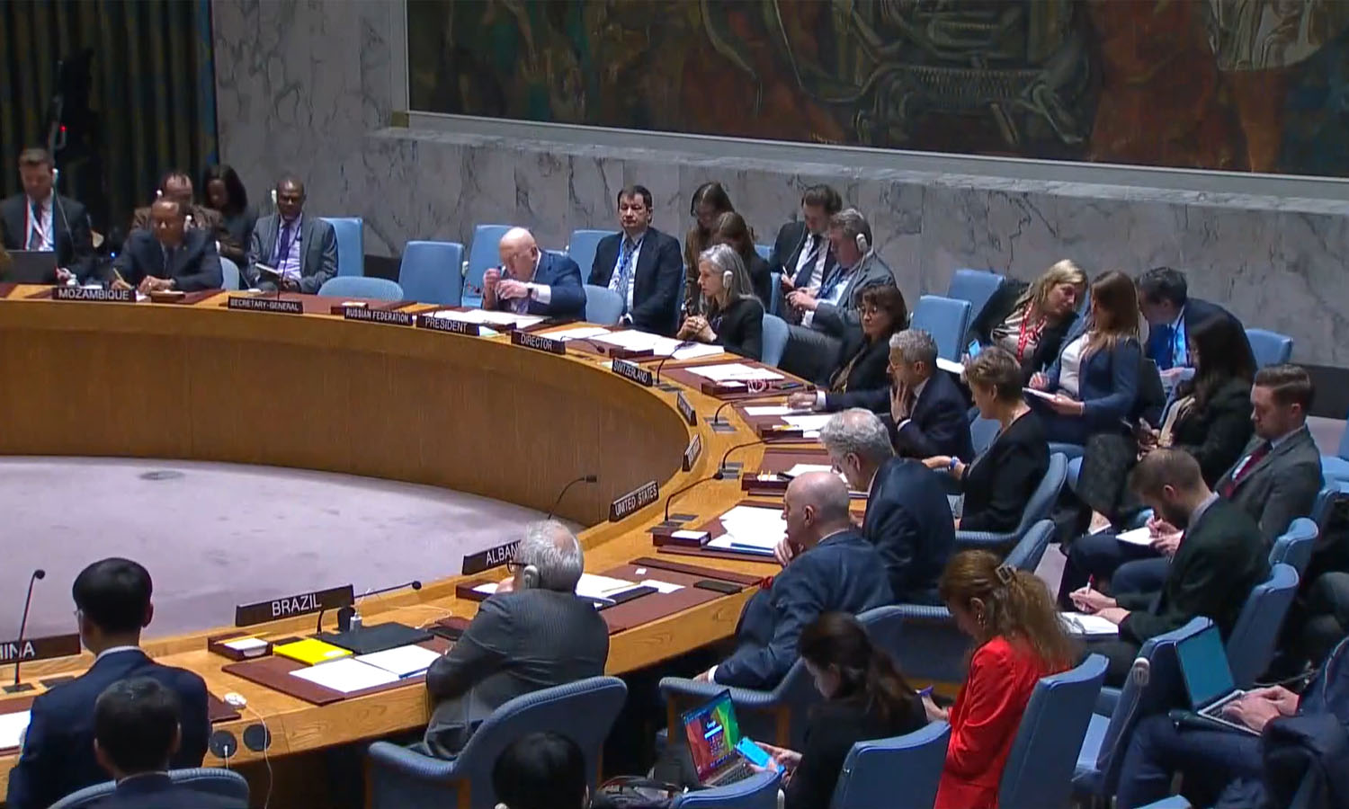 camera iconمن اجتماع مجلس الأمن حول الأوضاع في الشرق الأوسط- 27 نيسان 2023 (مجلس الأمن/ لقطة شاشة)