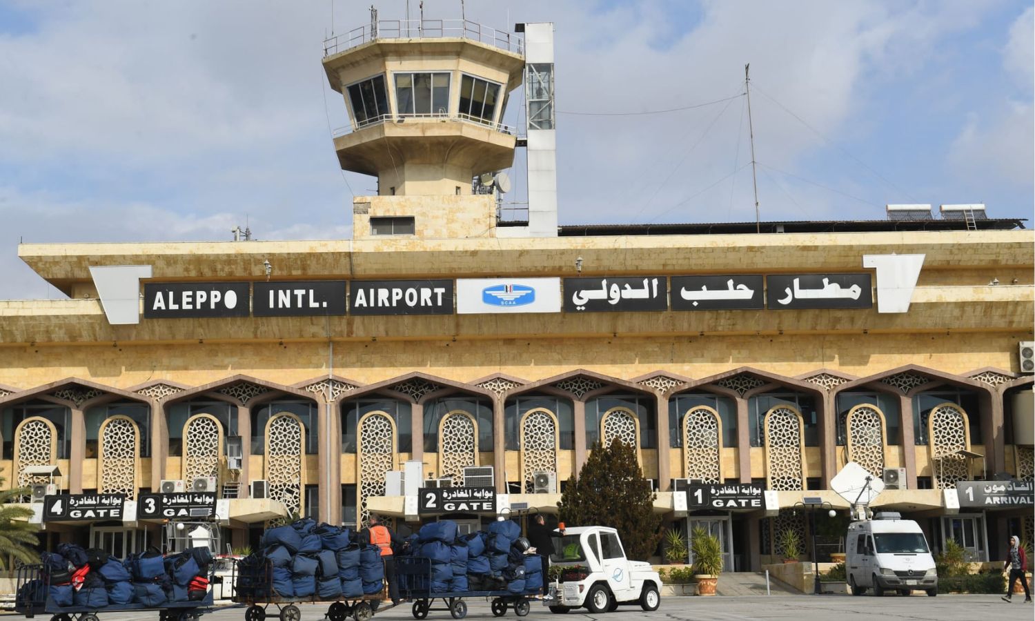 مطار حلب الدولي 2023 (CNN)