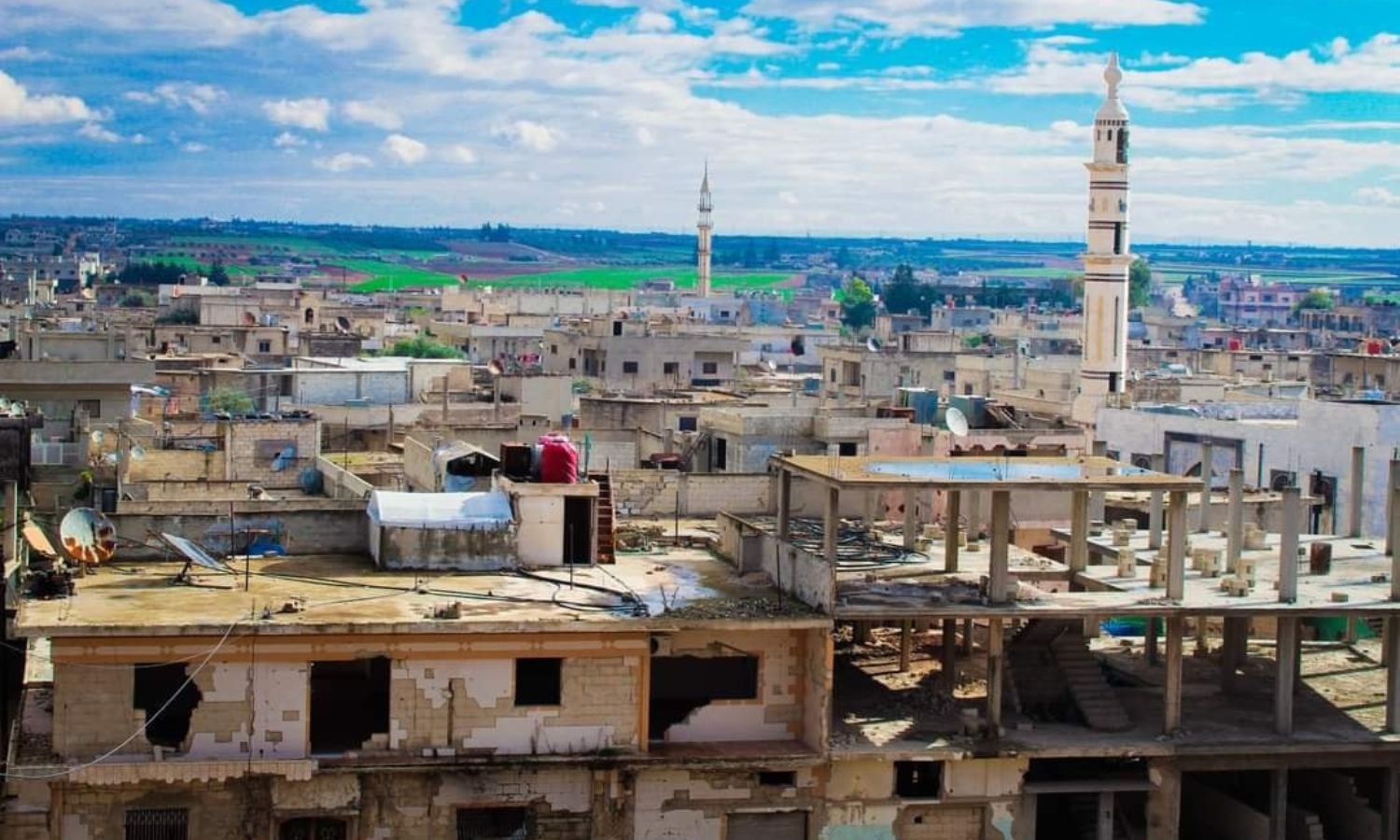 مدينة تلبيسة بريف حمص الشمالي (محبي تلبيسة/ فيس بوك)