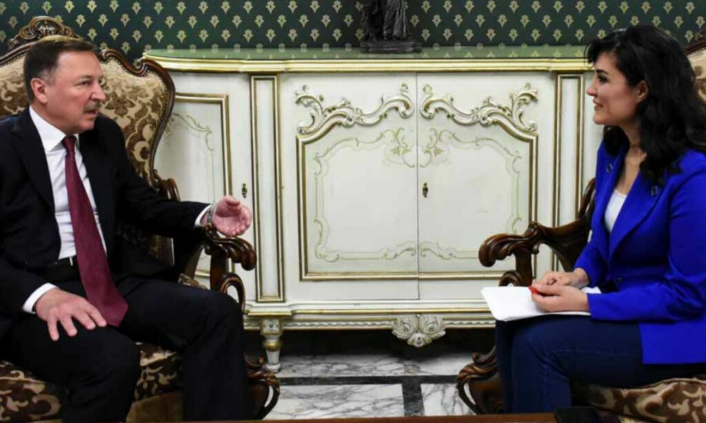 السفير الروسي في دمشق ألكسندر يفيموف خلال مقابلة مع صحيفة "الوطن"- 11 من حزيران 2023