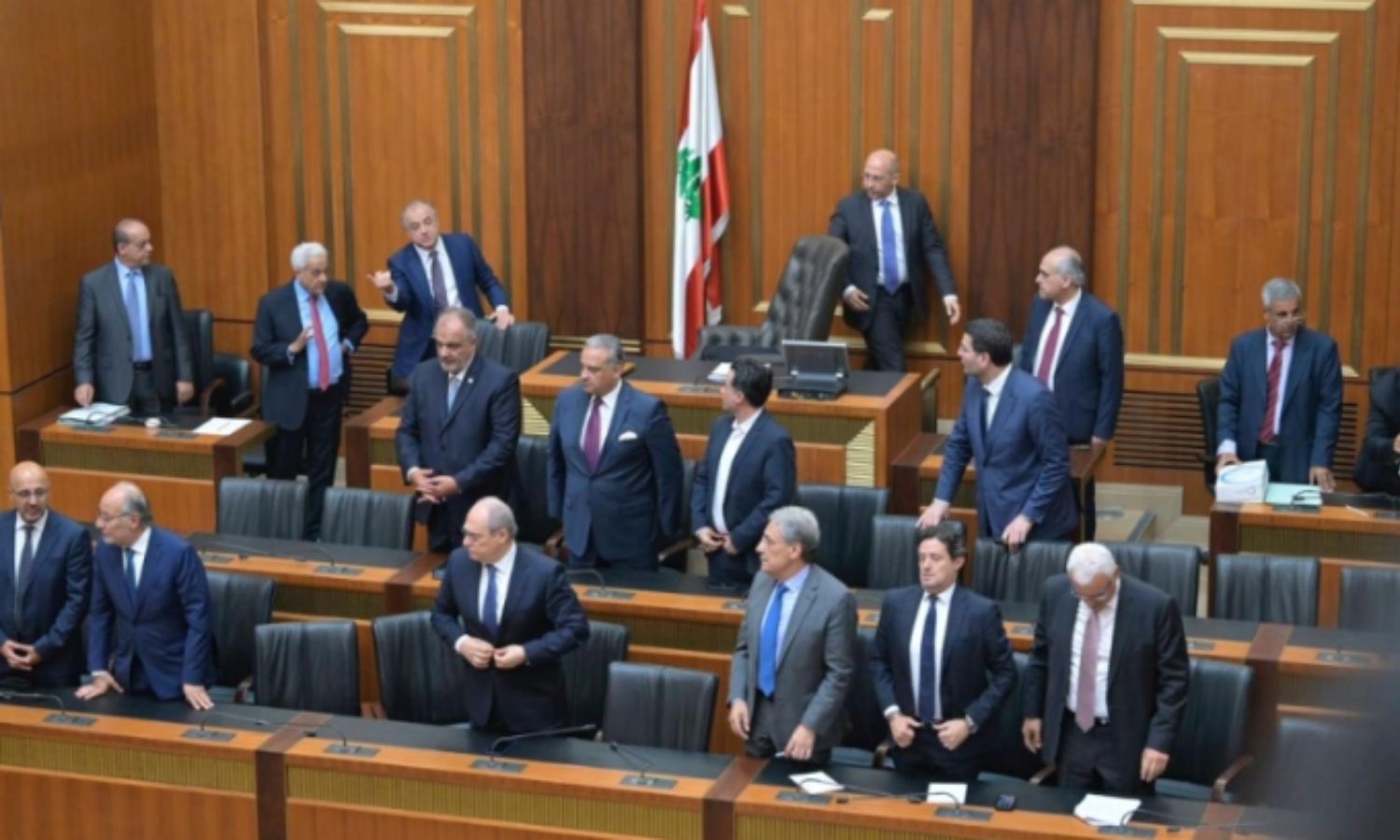 مجلس النواب اللبناني يفشل بانتخاب رئيس جمهورية في جلسة 14 من حزيران 2023 (الوطنية للإعلام)