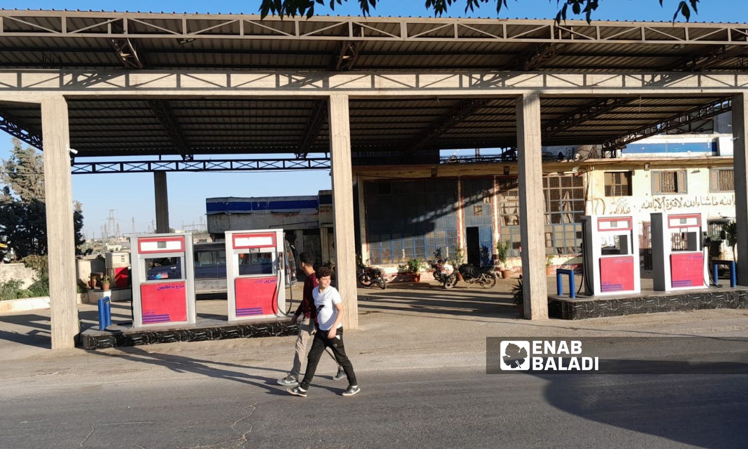 محطات وقود في إدلب خالية من البنزين- 18 من حزيران 2023 (عنب بلدي/ أنس الخولي)