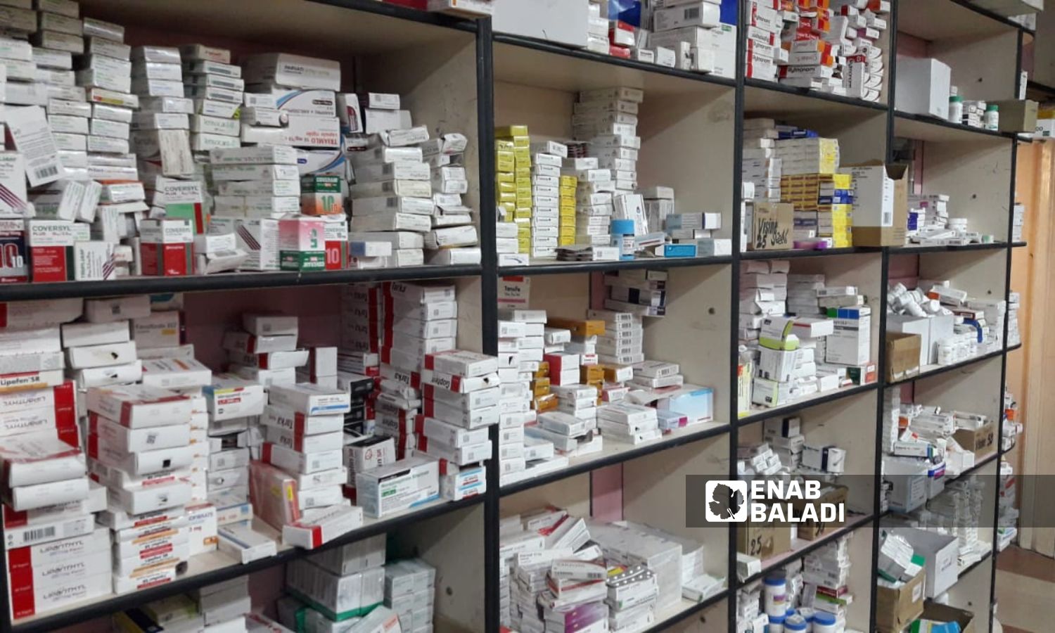80% من الأدوية في صيدلية "آية" الخيرية في مدينة إدلب أدوية منتهية الصلاحية- 27 من حزيران 2023 (عنب بلدي/ أنس الخولي)