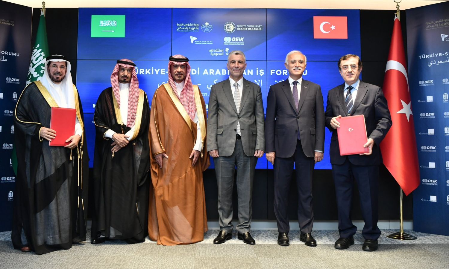 افتتاح "منتدى الأعمال التركي السعودي" في العاصمة التركية أنفرة- في 12 من تموز 2023 (وزير التجارة التركي عبر تويتر)
