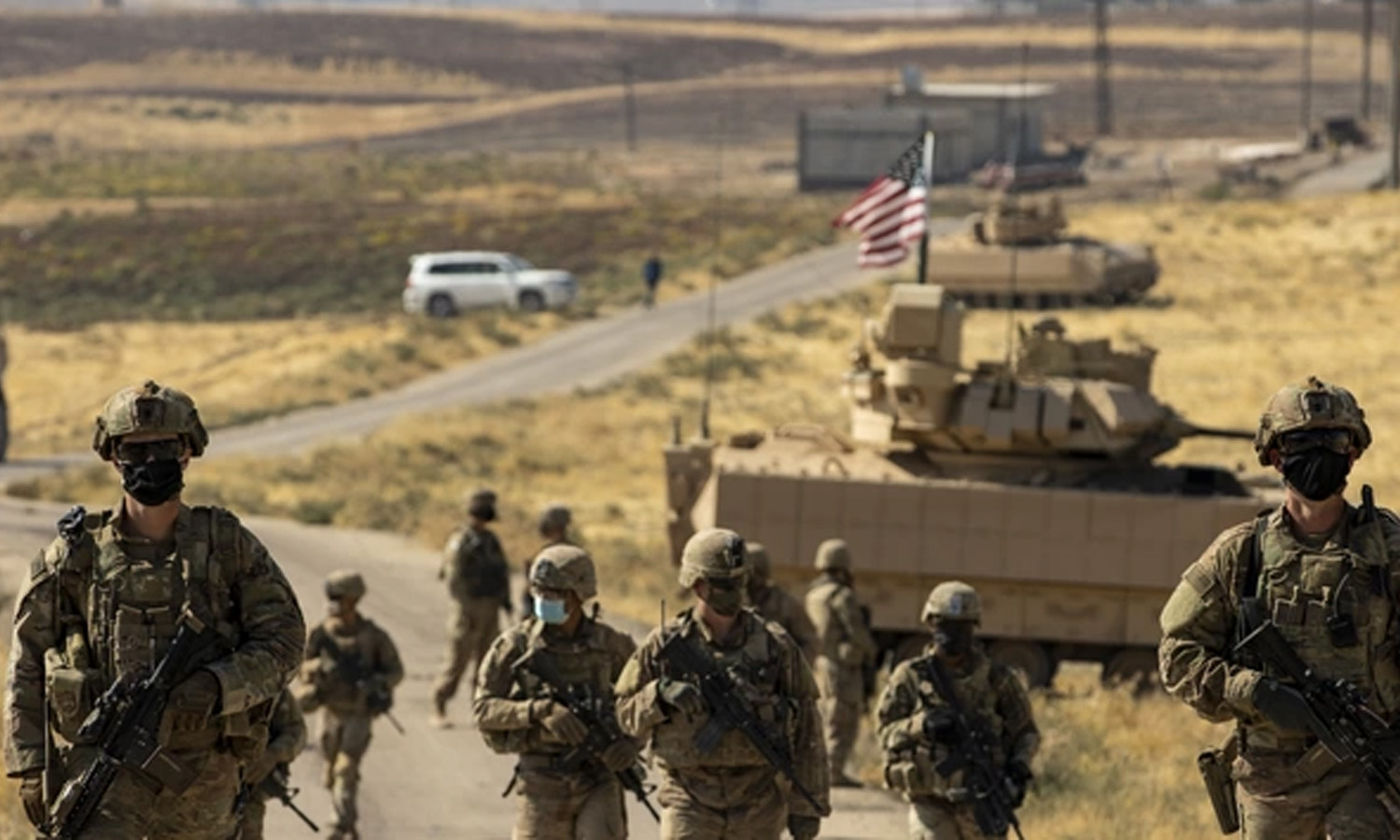 وحدة عسكرية أمريكية من فوج المشاة السادس شمال شرقي سوريا- 26 تشرين الثاني 2020 (العزم الصلب/ جنسن جيلوري)