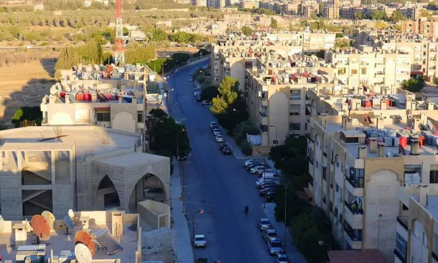 ضاحية يوسف العظمة في محافظة ريف دمشق 2022 (تلفزيون الخبر)