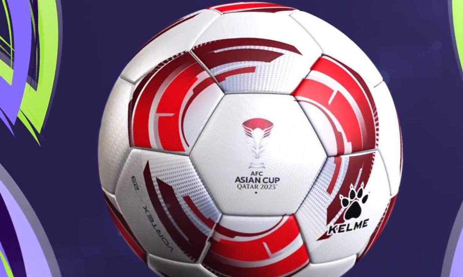 كرة بطولة كأس آسيا 2023 (الاتحاد الآسيوي/ لقطة شاشة)