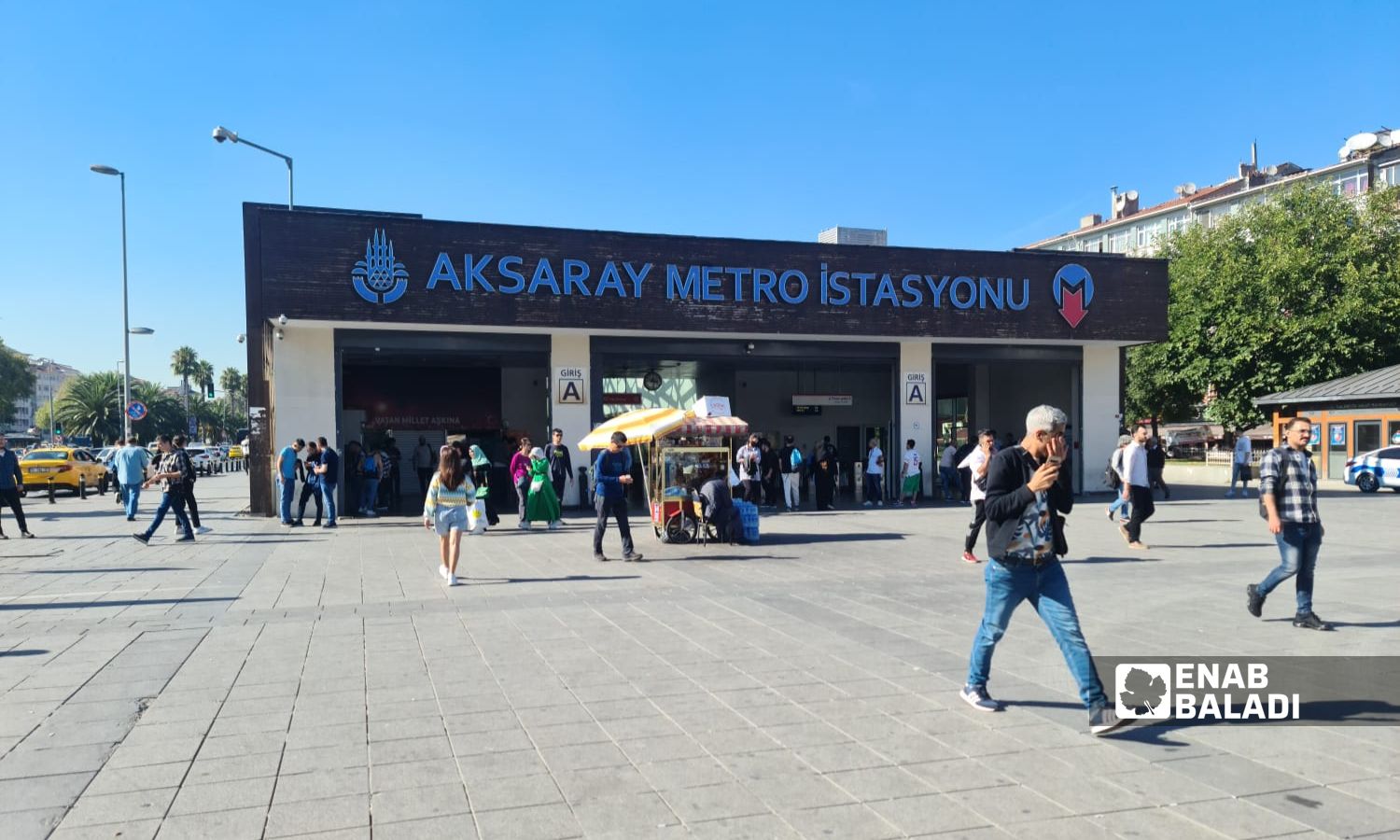 محطة "ميترو أكسراي" في مدينة اسطنبول التركية- 25 من أيلول 2022 (عنب بلدي)