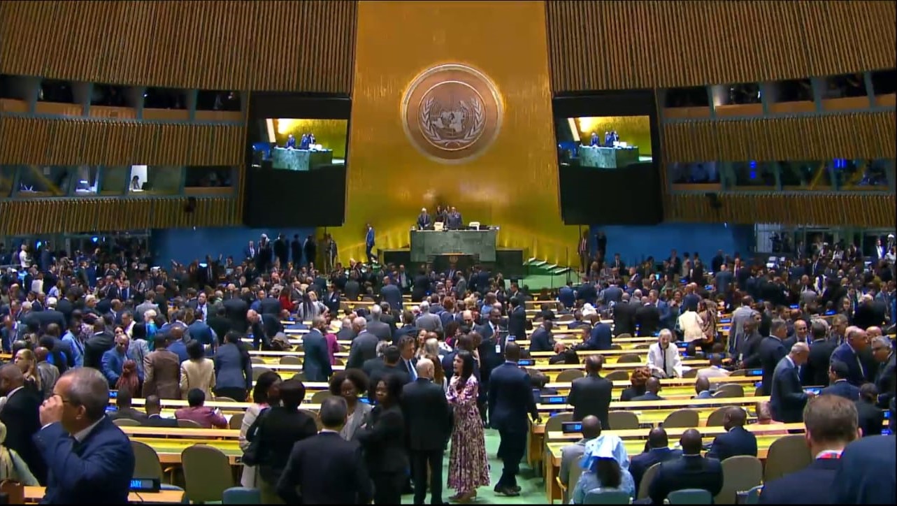 اجتماعات الجمعية العامة للأمم المتحدة- 19 من أيلول 2023 (الأمم المتحدة/ لقطة شاشة)