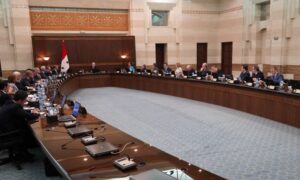 الجلسة الأسبوعية لحكومة النظام السوري- 26 من أيلول 2023 (رئاسة مجلس الوزراء/ فيس بوك)