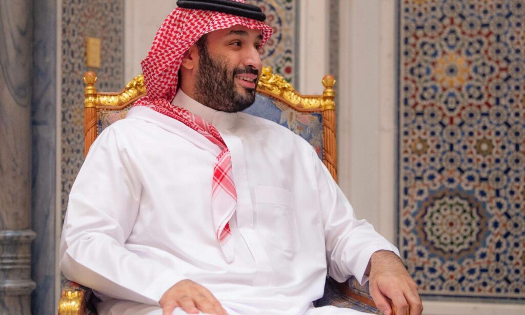 يسعى محمد بن سلمان وفق التقارير الأمريكية لحصول الفلسطينيين على تنازلات من إسرائيل أيلول 2023 (واس)