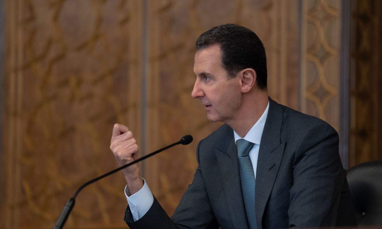 رئيس النظام السوري بشار الأسد 17 من نيسان 2023 (رئاسة الجمهورية/فيس بوك)