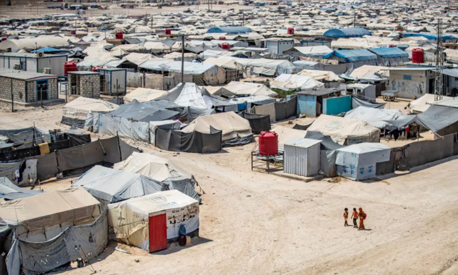 مخيم "الهول" شمال شرقي سوريا- 26 أيلول 2023 (الجارديان)