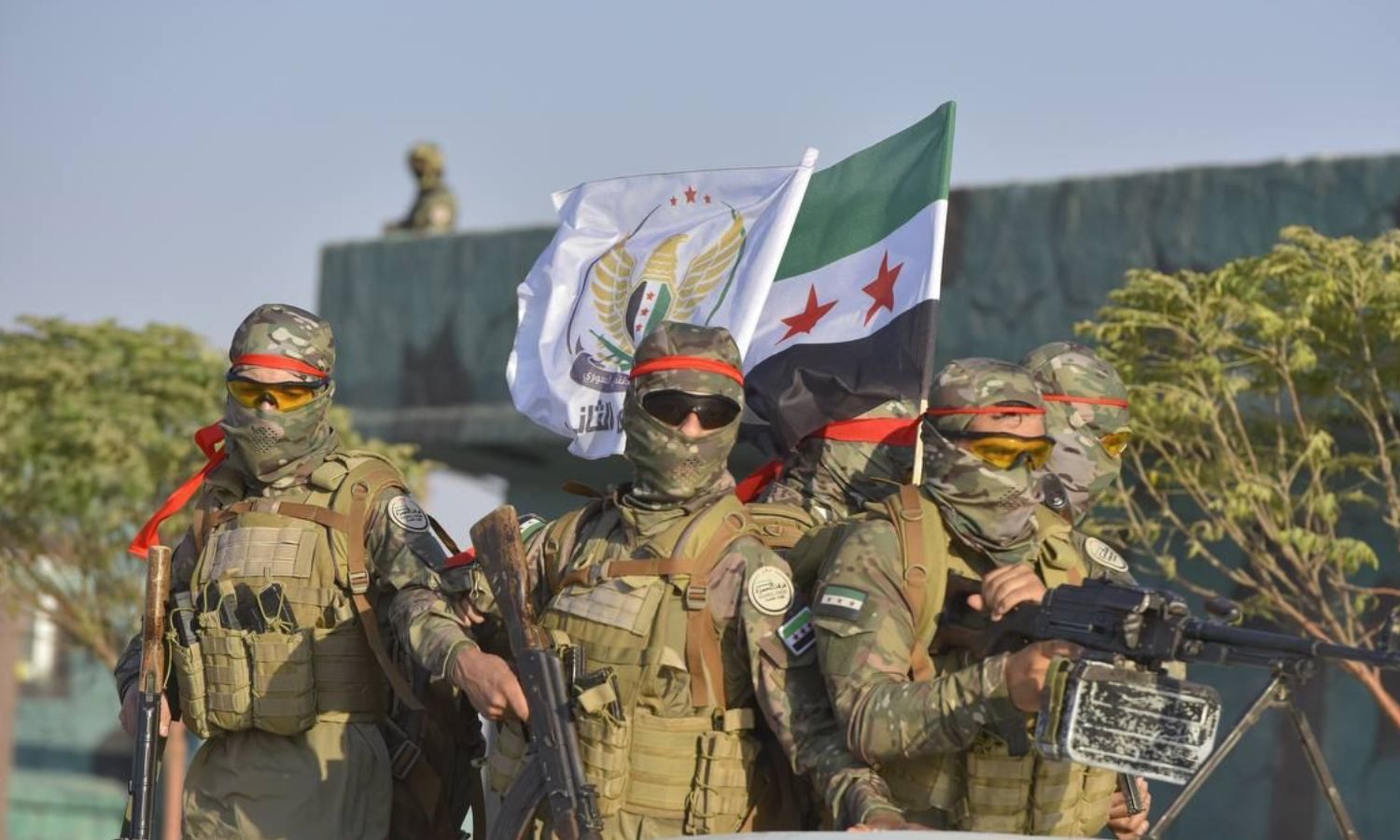 مقاتلون في "الجيش الوطني السوري" في ريف حلب- 11 من أيلول 2023 (وزارة الدفاع)
