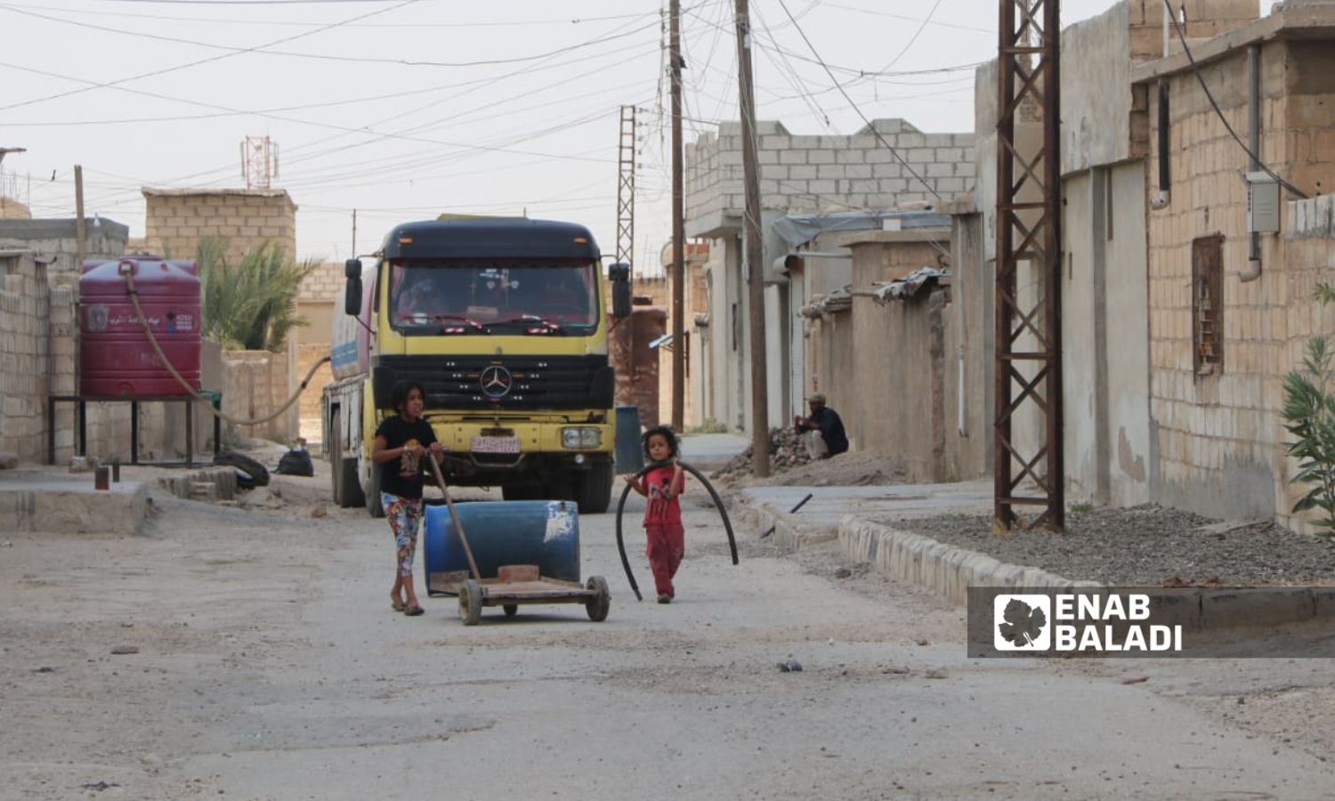 تتكرر أزمة انقطاع المياه في مدينة الحسكة شمال شرقي سوريا منذ 2019- آب 2023 (عنب بلدي/ ريتا أحمد)