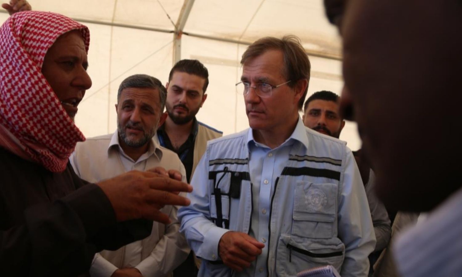 نائب منسق الأمم المتحدة الإقليمي للشؤون الإنسانية في سوريا ديفيد كاردن- 12 من تشرين الأول 2023 (OCHA)