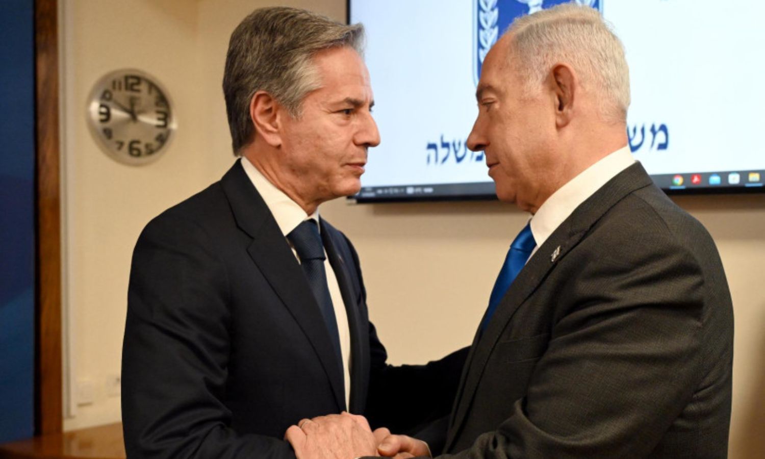 وزير الخارجية الأمريكي، أنتوني بلينكن، يزور إسرائيل، ويلتقي نتنياهو- 12 من تشرين الأول 2023 (جيروزاليم بوست)