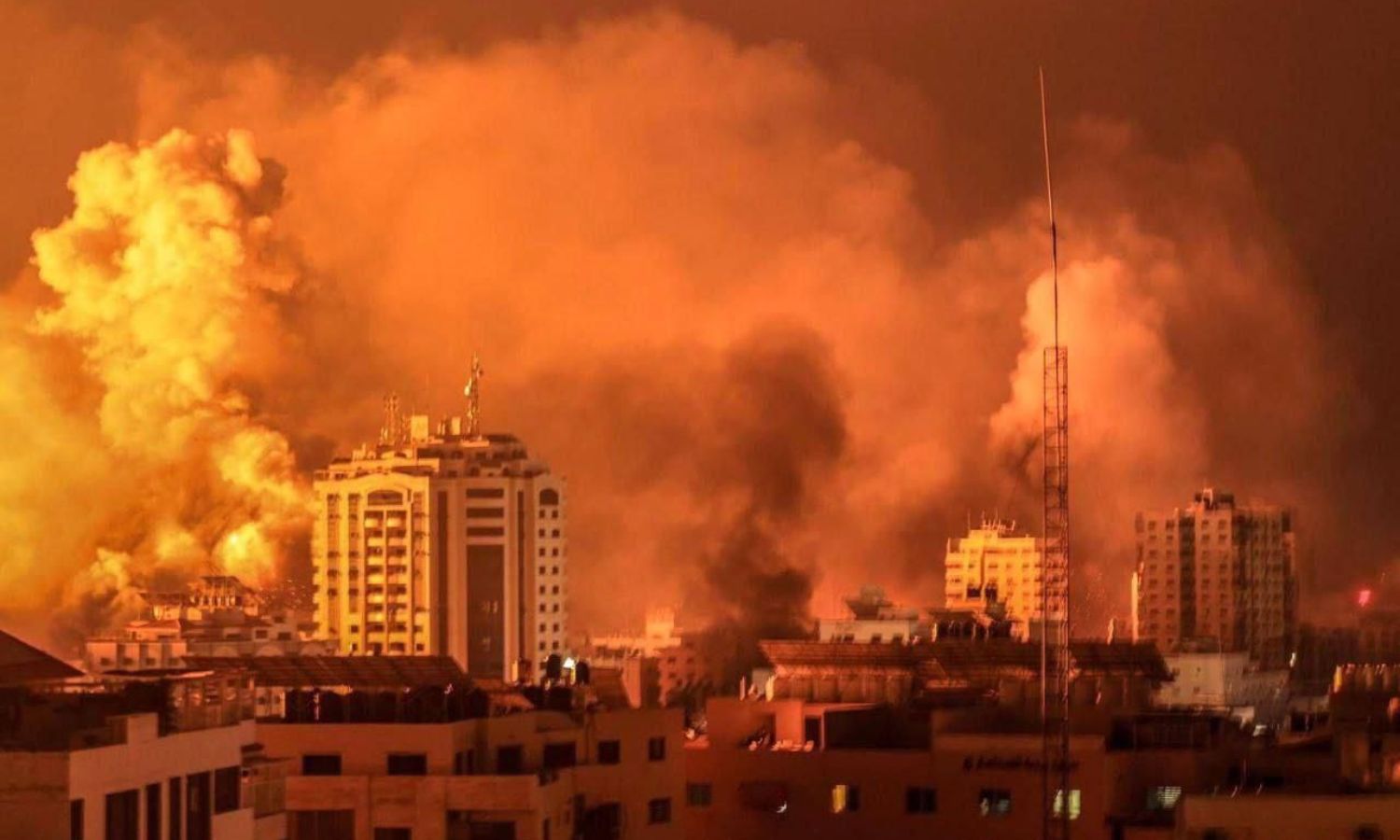 آثار القصف الإسرائيلي على قطاع غزة- 23 من تشرين الأول 2023 (وكالة غزة الآن)