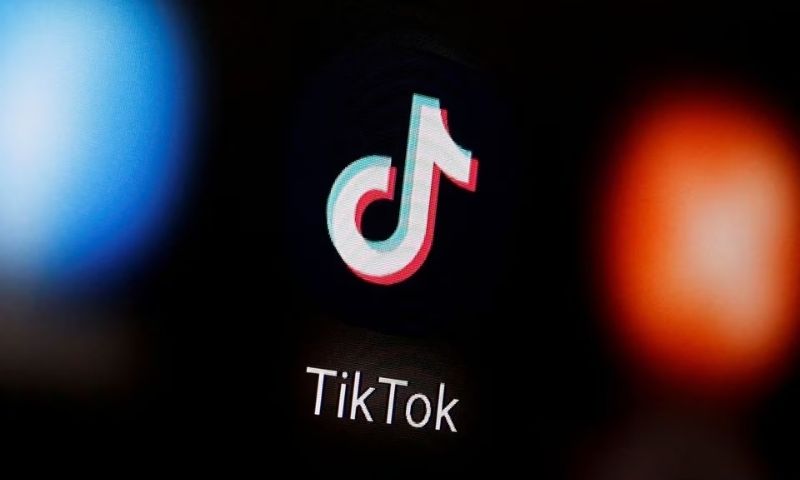 شعار منصة "تيك توك"- 2020 (رويترز)