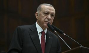 الرئيس التركي، رجب طيب أردوغان، يلقي كلمة أمام الكتلة النيابية لحزب 