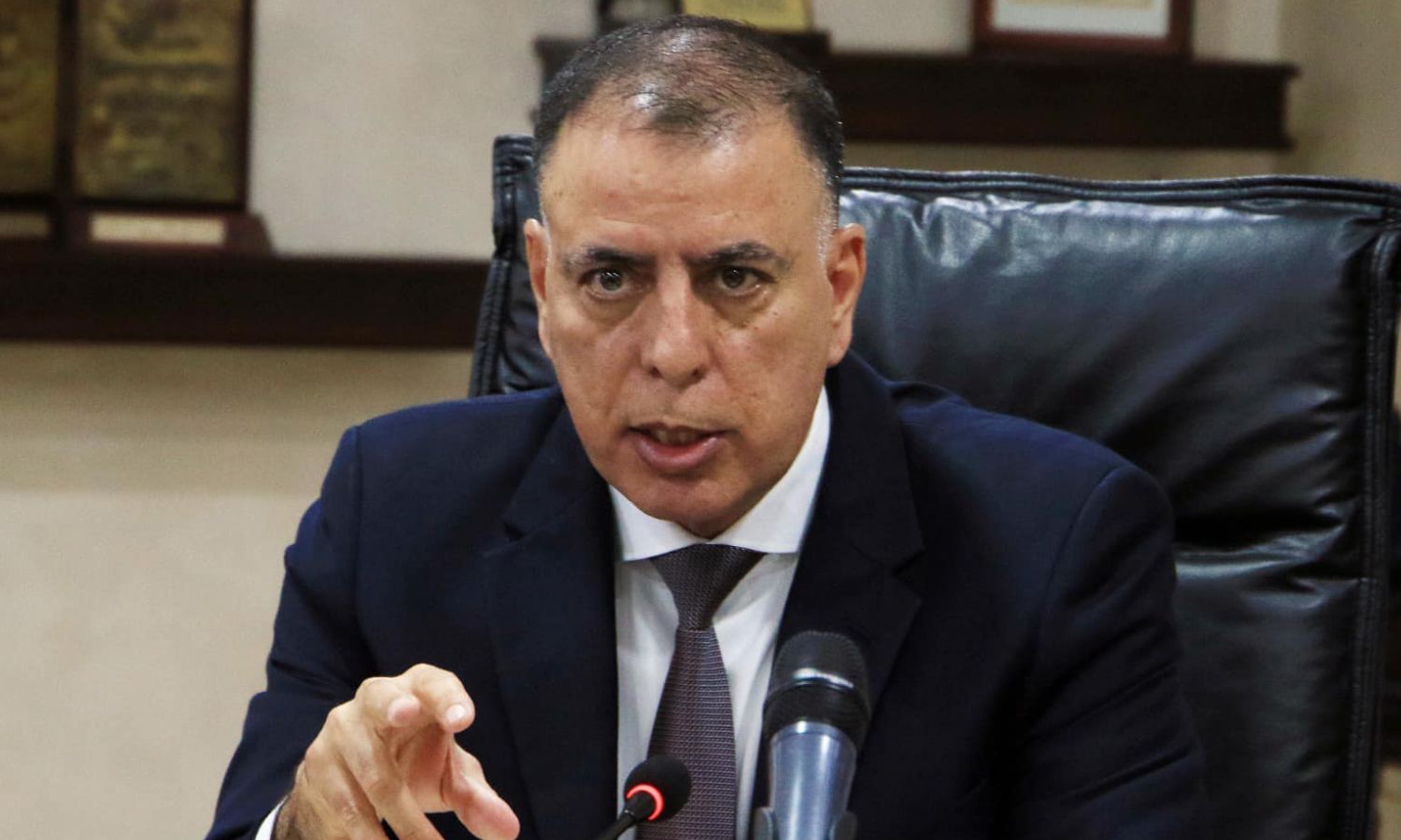 وزير الداخلية الأردنية مازن الفراية - 7 أيلول 2023 (وزارة الداخلية الأردنية/ فيس بوك)