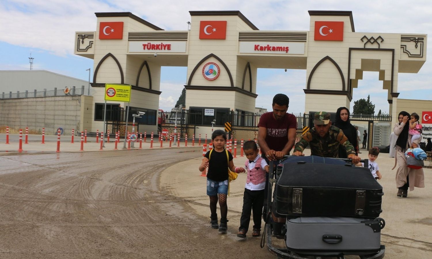 معبر "جرابلس" بريف حلب الشمالي الشرقي الحدودي مع تركيا (المجلس المحلي في جرابلس/ فيس بوك)