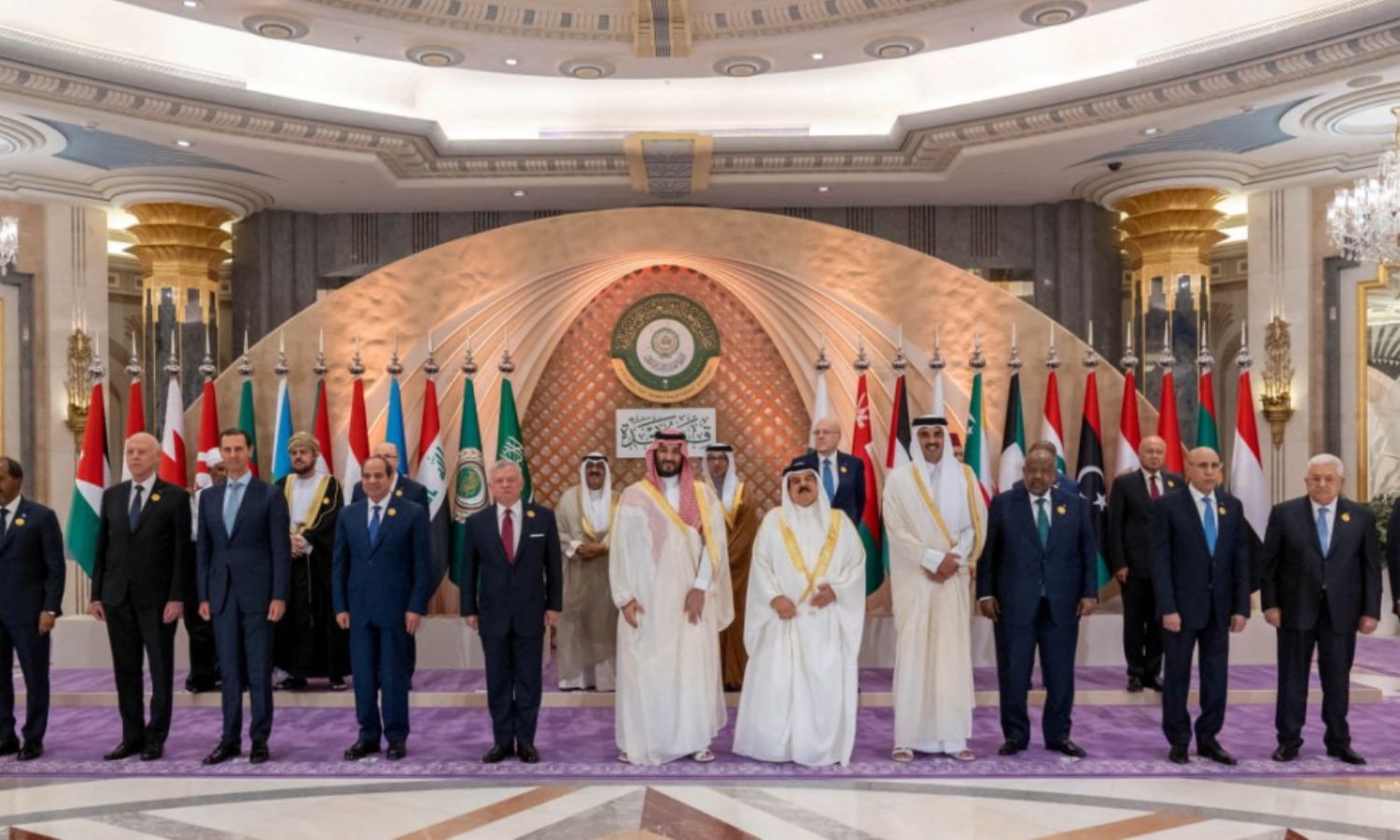 انعقاد القمة العربية في مدينة جدة السعودية- 19 من أيار 2023 (رويترز)