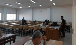 طلاب في جامعة الفرات بدير الزور شرقي سوريا- 3 من تشرين الثاني 2020 (جامعة الفرات/ فيس بوك)