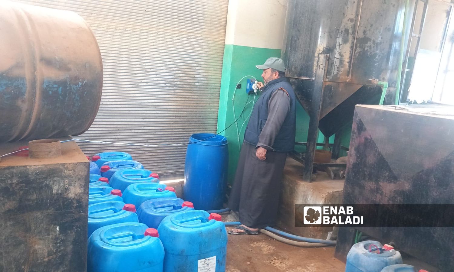 محطة مياه قميناس جنوب شرقي إدلب - 19 من تشرين الثاني 2023 (عنب بلدي/ شمس الدين مطعون)