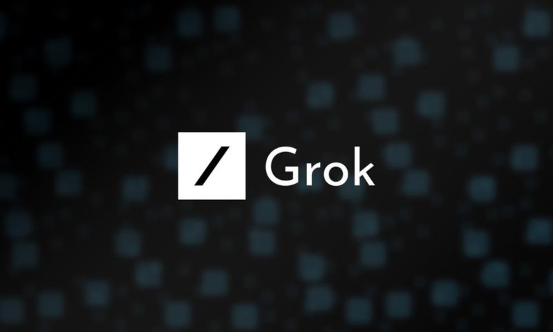 شعار روبوت الدردشة المعتمد على الذكاء الاصطناعي "grok" - 4 تشرين الثاني 2023 (xAI)